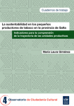 La sustentabilidad en los pequeños productores de tabaco en la provincia de Salta